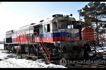 PKK tarafından hasar verilen tren onarıldı