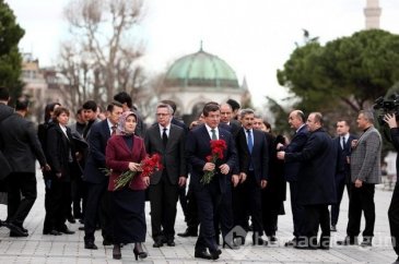 Başbakan Davutoğlu Sultanahmet'te
