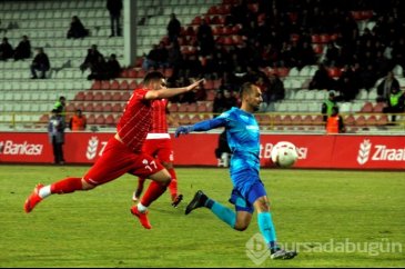Boluspor-Bursaspor maçından kareler