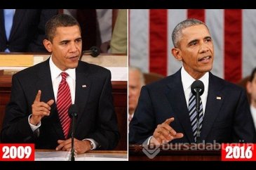 Obama'nın 7 yıllık değişimi
