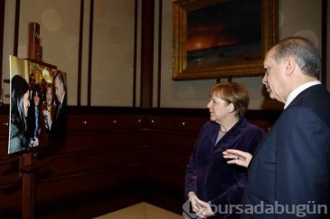 Merkel, Cumhurbaşkanlığı Külliyesi'ne hayran kaldı