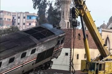 Mısır'da tren kazası
