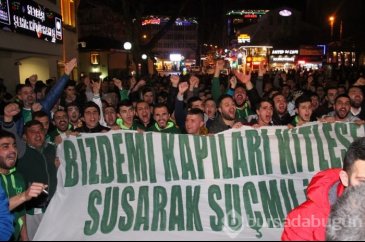 Bursa ayağa kalktı