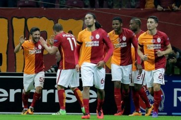 Galatasaray-Lazio karşılaşmasından kareler