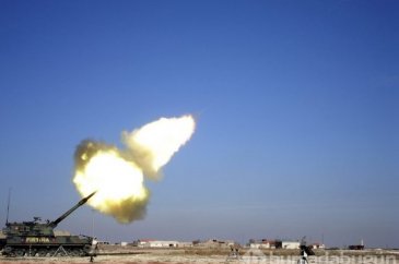 YPG mevzileri top atışlarıyla vuruldu	
