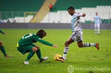 Bursaspor-Fenerbahçe maçında kareler...