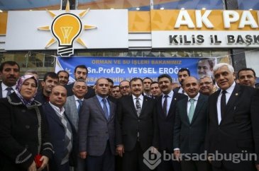 Veysel Eroğlu Kilis'i ziyaret etti