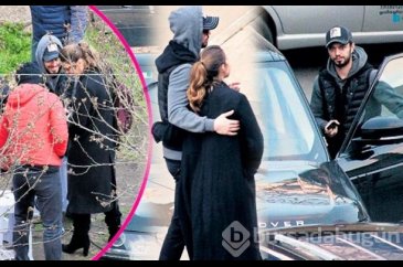 Murat Boz'dan aşkına sürpriz set ziyareti