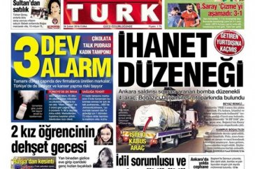 Günün gazete manşetleri - 26 Şubat 2016