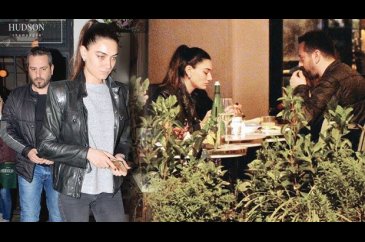 Hande Subaşı ve Can Tursan yemekte!