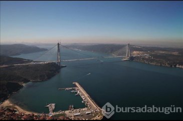 Üçüncü köprüde son 55 metre