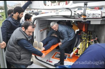 Bursa'da otobüsün çarptığı ambulans takla attı: 5 yaralı	