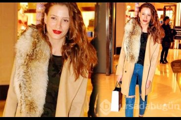 Serenay Sarıkaya'nın kürkü sosyal medyayı salladı