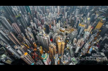 Biblo gibi sıralanmış yapılarıyla Hong Kong'dan 6 drone fotoğrafı
