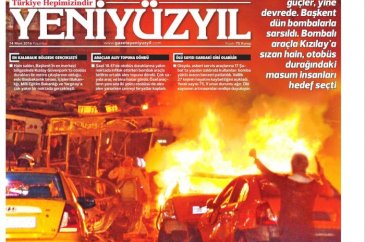 Gazete manşetleri (14 Mart 2016)