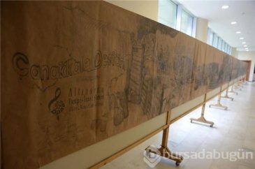 19 metre 15 santimetrelik "Çanakkale Destanı"