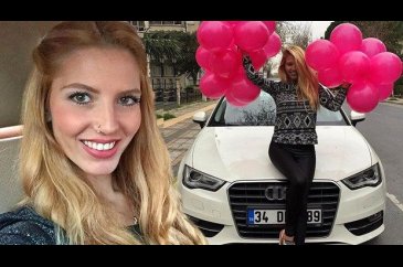 Dilara Öztunç'a doğum gününde otomobil hediye edildi