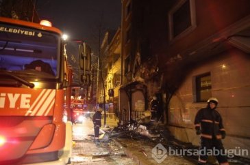 Sultangazi'de öğrenci yurdunda yangın