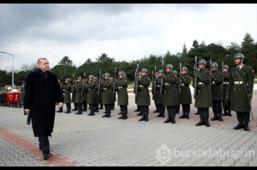 Erdoğan, Harp Akademileri Komutanlığını ziyaret etti