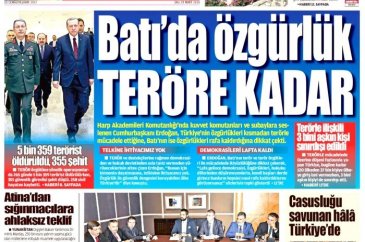 Gazete manşetleri (29 Mart 2016)