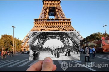 Paris'in geçmişi ve bugünü aynı karede

