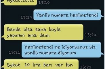 Yanlış numara kurbanları
