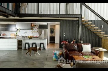 Konteynerden villa yaptılar
