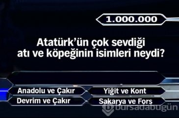 Kimsenin göremediği 1 milyon TL'lik sorular
