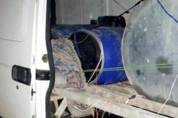 Mardin'de 3 ton bomba yüklü araç ele geçirildi