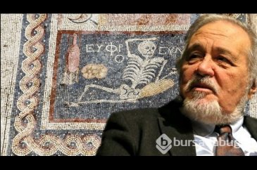 'Neşeli ol, hayatını yaşa' yazılı mozaik için İlber Ortaylı'dan öneri