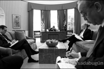 Özel fotoğraflarla Beyaz Saray'da 'Obama'