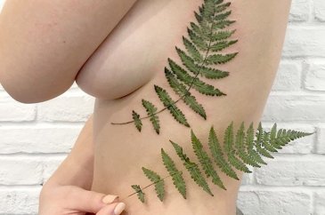Dövmede en son moda:  Botanik dövme