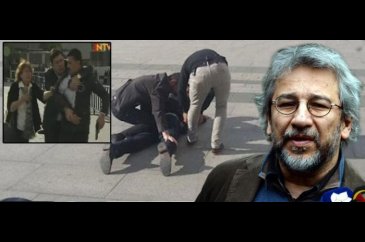 İşte Can Dündar'a saldırı anı