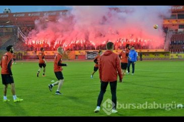 Eskişehir Atatürk Stadyumu'nda son antrenman
