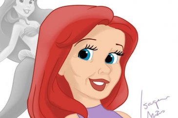 Disney prensesleri yaşlanırsa..