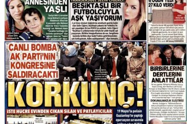24 Mayıs 2016 gazete manşetleri