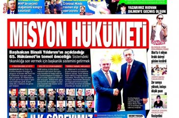 25 Mayıs 2016 gazete manşetleri