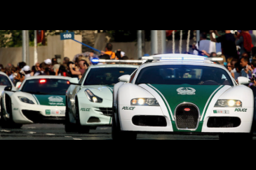 Dubai polisinin garajı dudak uçuklattı