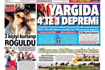7 Haziran 2016 gazete manşetleri