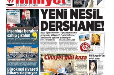 Günün gazete manşetleri - 16 Haziran 2016