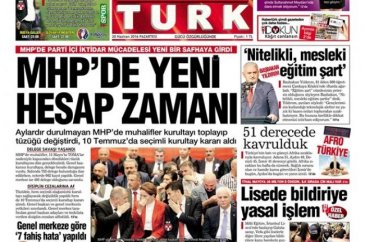 Günün gazete manşetleri - 20 Haziran 2016