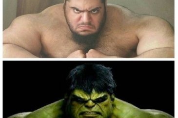 İranlı 'Hulk' görenleri şaşırtıyor