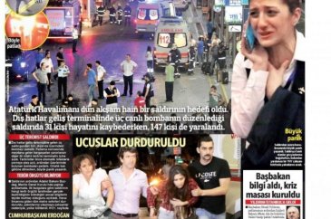 Günün gazete manşetleri (29 Haziran 2016)
