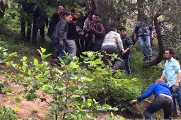 Giresun'da kaza bölgesinden ilk fotoğraflar