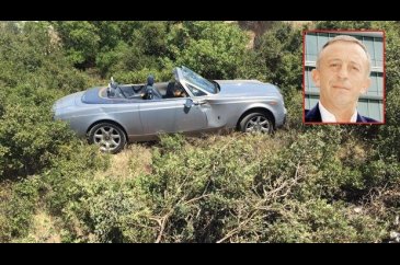 Ali Ağaoğlu'nun Rolls Royce'u uçtu