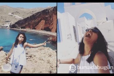 Kocasını evde bırakıp balayına yalnız gidince öyle fotoğraflar payl...