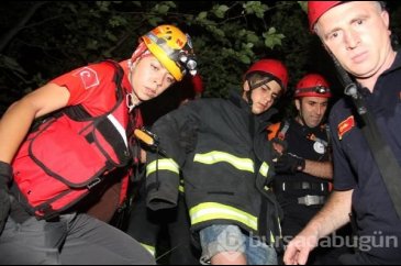 Bursa'da Uludağ eteklerinde mahsur kalan 4 çocuk, 5 saatte kurtarıldı