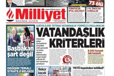 Günün gazete manşetleri 15 Temmuz 2016
