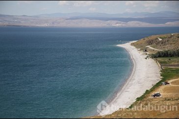 Göl sahili mavi bayrak aldı!