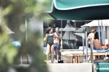 Kaan Tangöze ve Kıvılcım Ural Bodrum'da